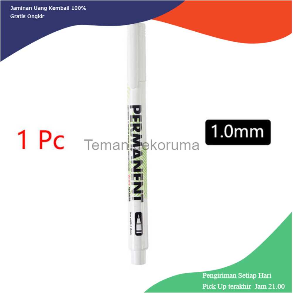 

TD - ATK WHITE MARKER Spidol Ban Permanen Oil Based Marker Waterproof 1mm - L-580