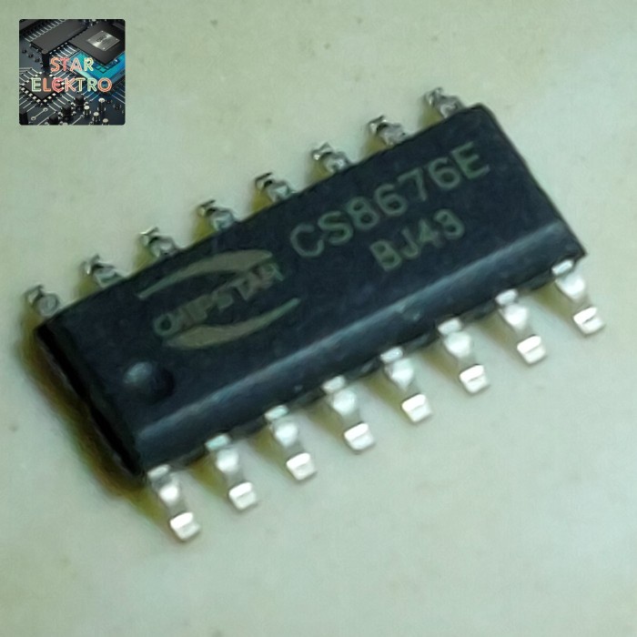 CS8676E Sop-16 SMD CS8676 CS 8676E IC Class D Audio Amplifier 2x20W Chip