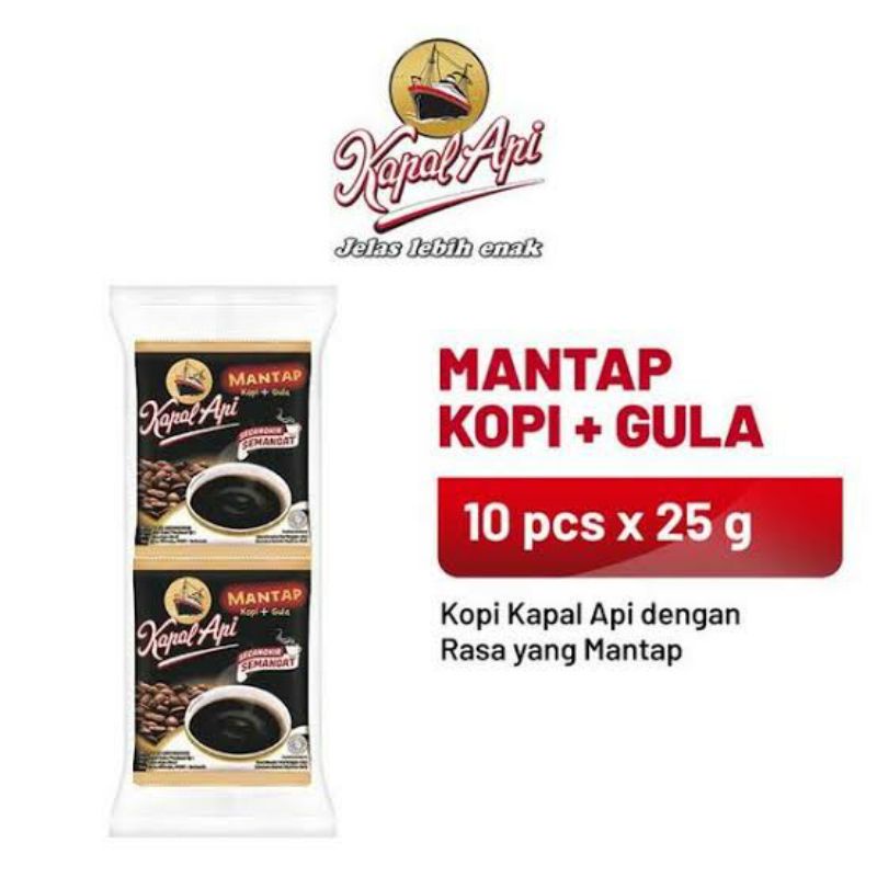 

Kopi Kapal Api Mantap isi 10's