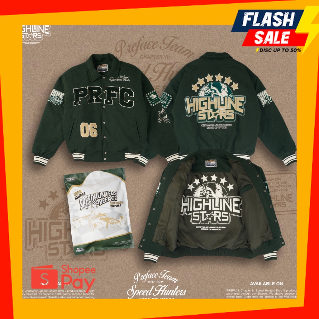 OUTFIT JKT48 | The Highline Stars Varsity Jacket