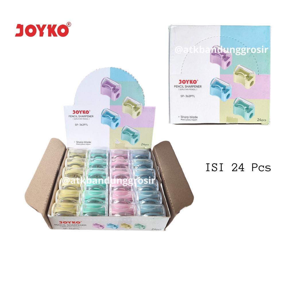 

Rautan Sharpener Joyko Sp 362 PTL Serutan Roti Warna PASTEL Jual Pak ( isi 24 Pcs ) - SHAGB