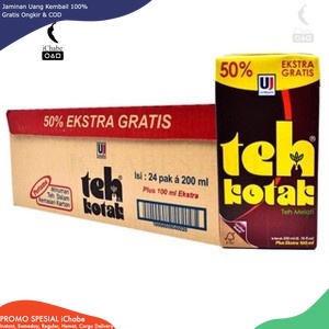 

[BISA COD] DS Teh Kotak Ultra 300ml 1 Dus isi 24