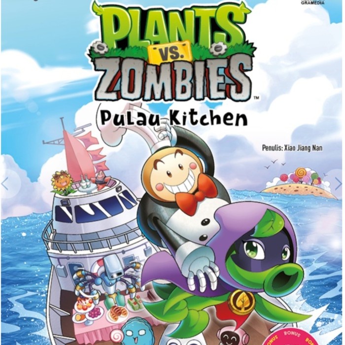 buku plants vs zombies/pvz/seri robot/sains robot - penyelamatan