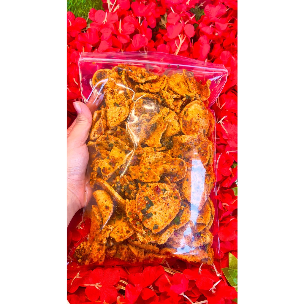 

Keripik Basreng Bumbu Basah Daun Jeruk Halal Netto 250Grm