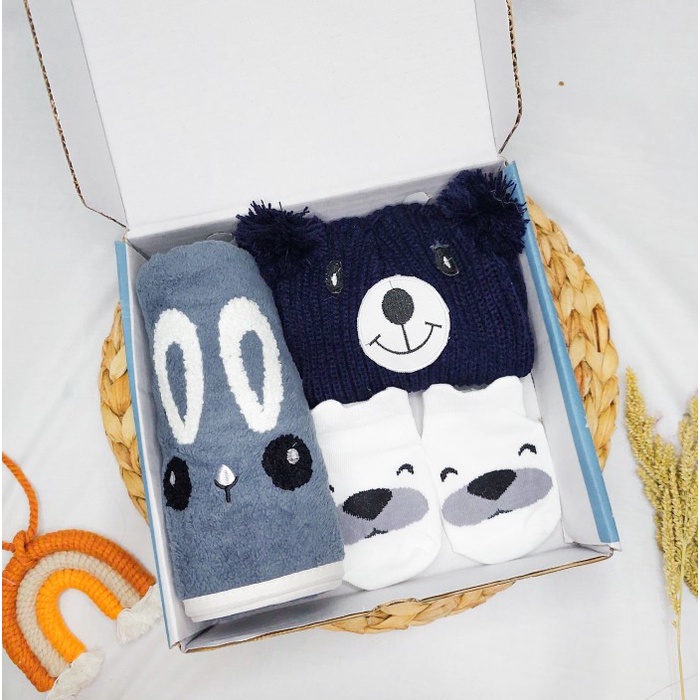 

PROMO [[ BEST SELLER ]] Hampers Bayi / Hampers New Born Set / Kado Bayi / Kado Lahiran - Favor Navy