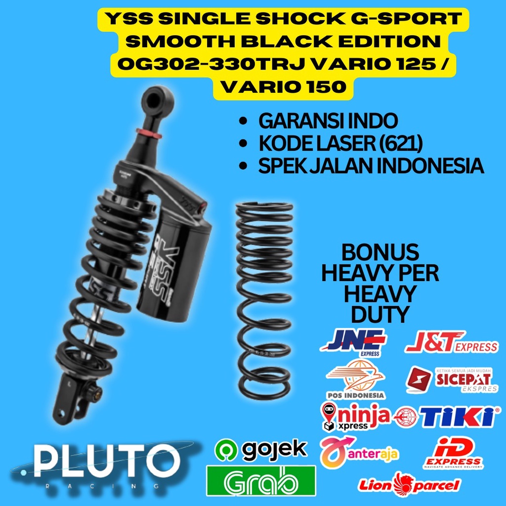 SHOCK YSS G SPORT VARIO 125 VARIO 150 BLACK EDITION 330mm SHOCKBREAKER
