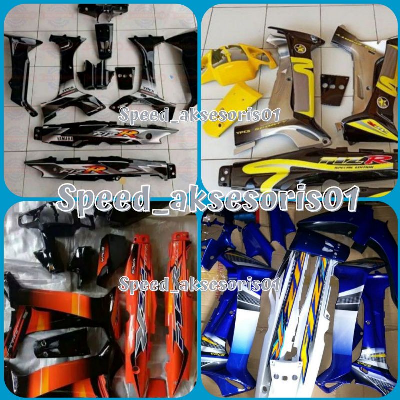 Cover Full Set Body Halus Yamaha Fizr Fiz R F1zr Putih Biru Hitam Oren Kuning Plus Striping