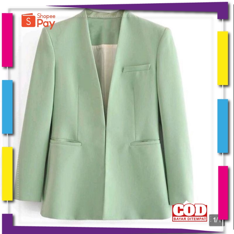 PREMIUM KOREAN STYLE / Blazer Wanita Candy | Jas Formal Kerja Wanita | Jas Style Wanita | Jas Wanita