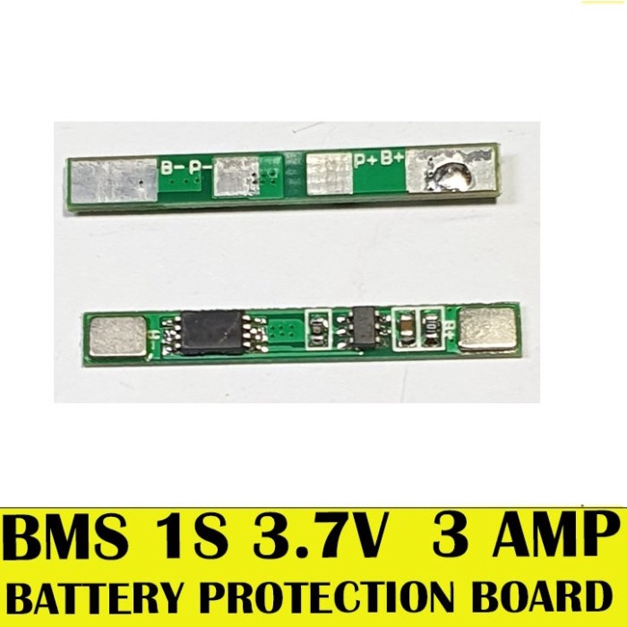 Modul BMS Baterai 1S 3A 3.7Volt 3.7V 4.2V Charger Protection 18650