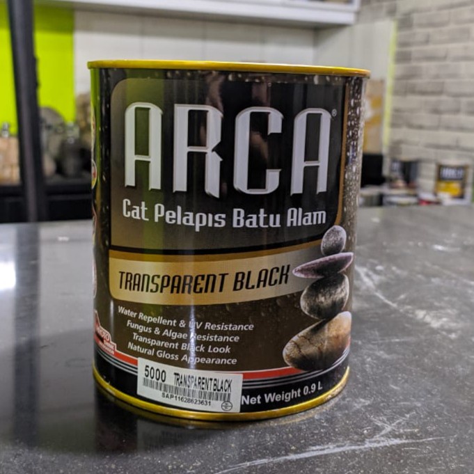 ARCA Coating Cat Pelapis Batu Alam - TRANSPARENT BLACK