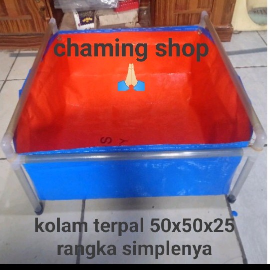 kolam terpal mini+rangka