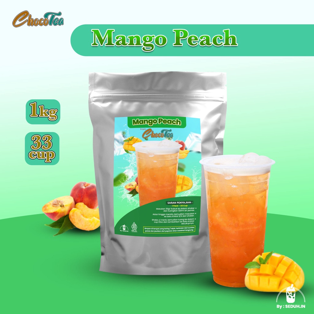 

BUBUK MINUMAN MANGO PEACH 1KG / SERBUK SEDUH ANEKA RASA / ICE SHAKE ES KEKINIAN / POWDER MANGO PEACH CHOCOLATE COKELAT COKLAT TARO MATCHA COOKIES CREAM VIRAL BANYAK PILIHAN VARIAN KEMASAN 1 KG 1000GRAM 1000 GRAM ENAK NIKMAT CREAMY LEZAT SUPPLIER