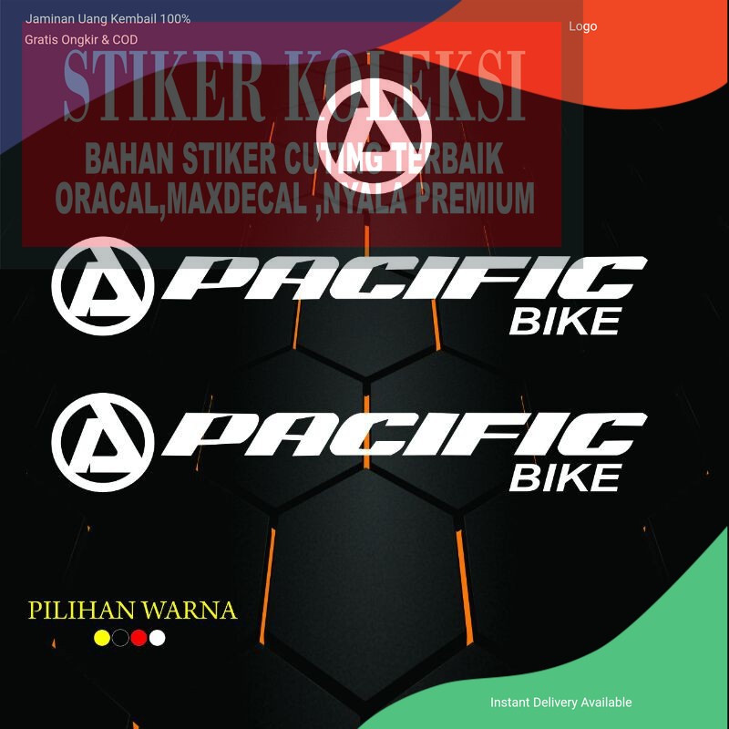 STIKER SEPEDA LIPAT PACIFIC