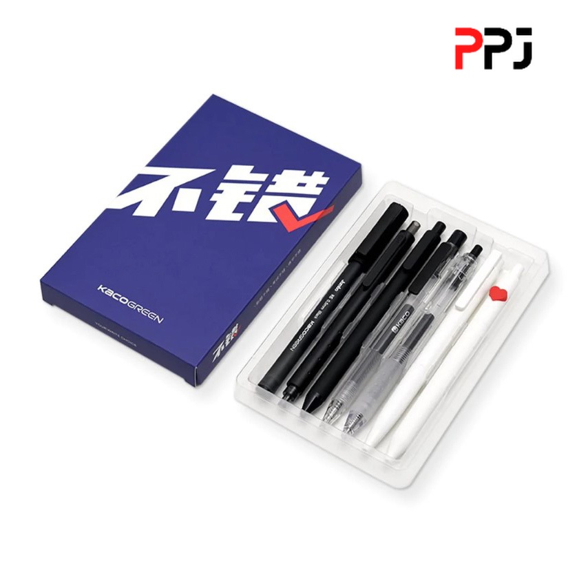 

PPJ Pena Pulpen Gel 0.5mm Tinta Hitam 7 PCS - K100