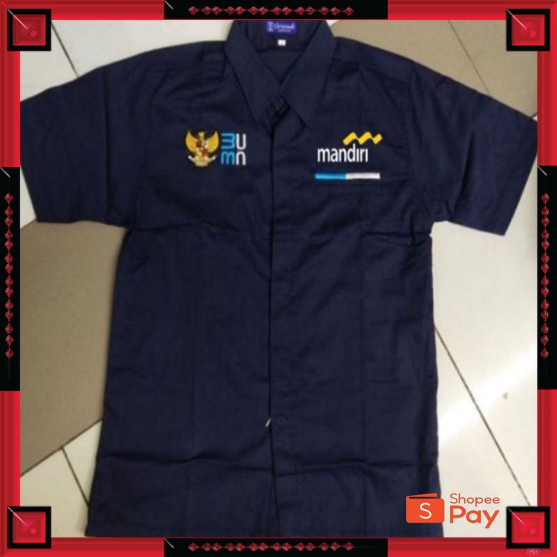 12.12 SERAGAM SALE / kemeja BUMN mandiri kemeja Bank mandiri baju Bank mandiri seragam bank mandiri 