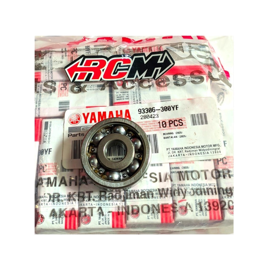 93306-300YF BEARING LAHER LAKER RODA DEPAN 6300 MIO J FINO SOUL X-RIDE MIO M3 ORI ORIGINAL YAMAHA YG