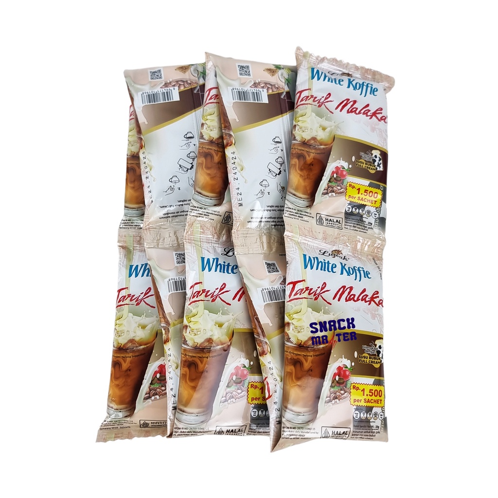 

Luwak White Koffie Tarik Malaka Renceng - Netto 10 bks x 30 gram - PROMO
