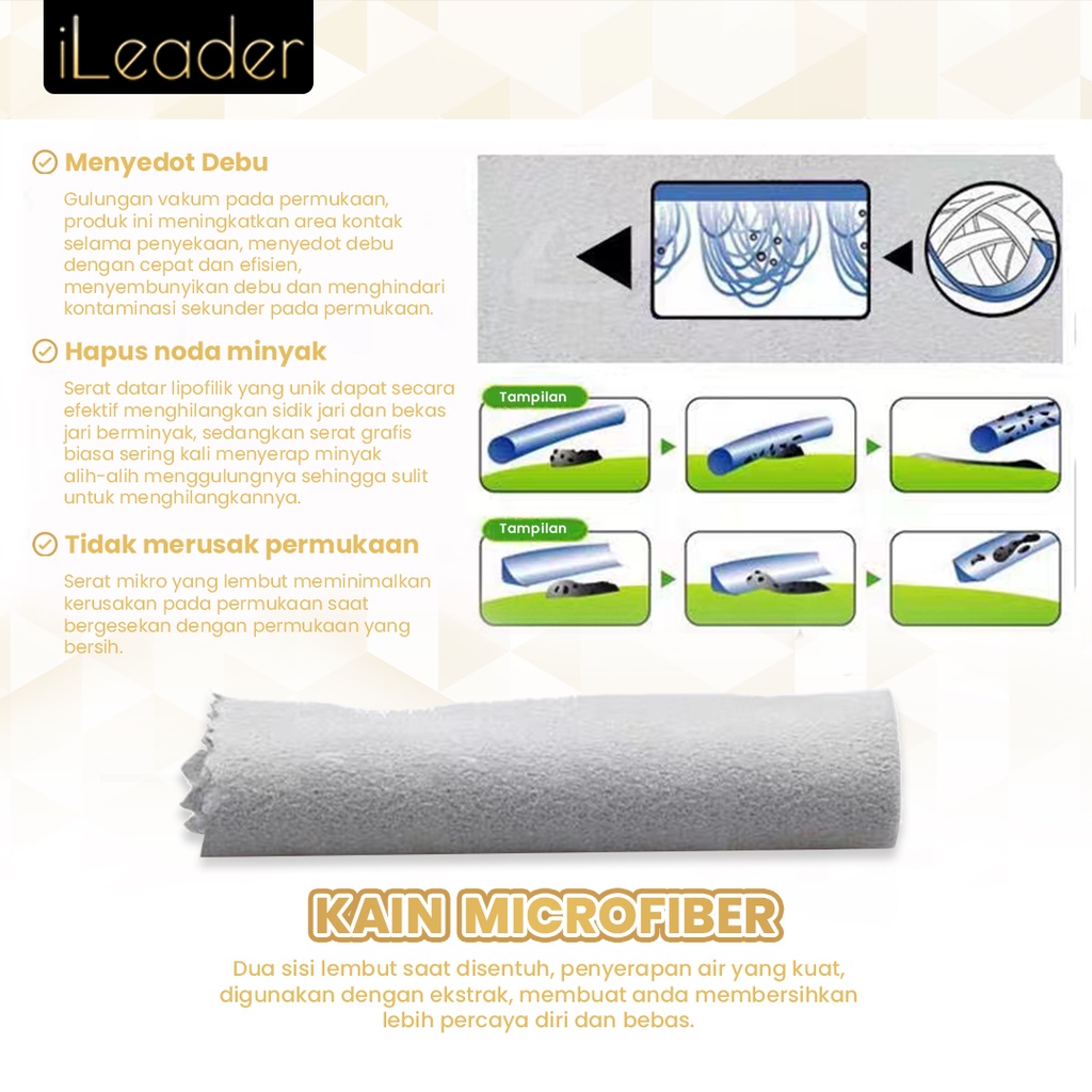 iLeader Cleanser Kit 3in1 Pembersih Screen Layar Kamera Lensa Komputer Laptop Handphone Tab-5