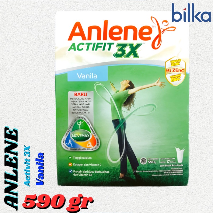 

ANLENE Actifit 3X Vanila 590gr