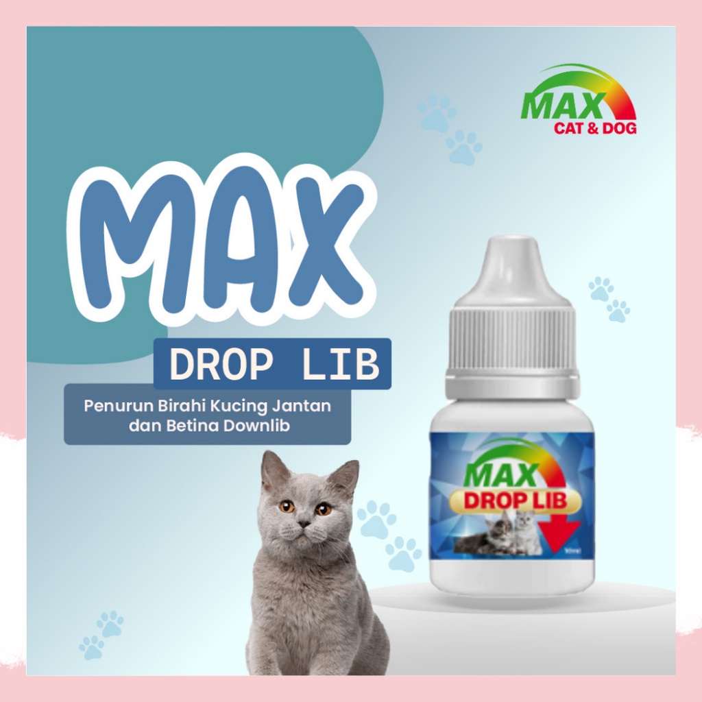 OBAT TETES DROP LIB PENURUN STRES BIRAHI LIBIDO KUCING MAX