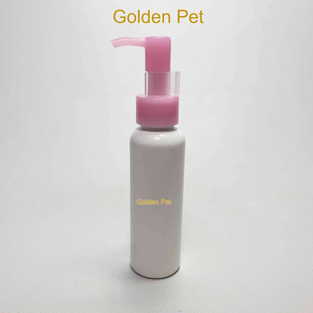 Botol Pet 100 ml BR Putih Pump Lotion Stick Plastik / Botol Plastik / Botol Kosmetik Br / Botol Loti
