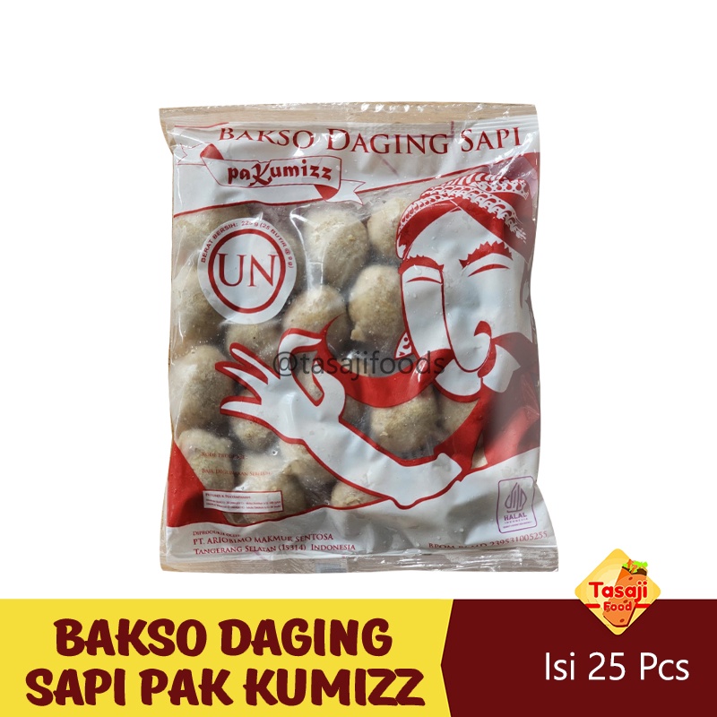 

Bakso Daging Sapi Pak Kumizz Isi 25pcs