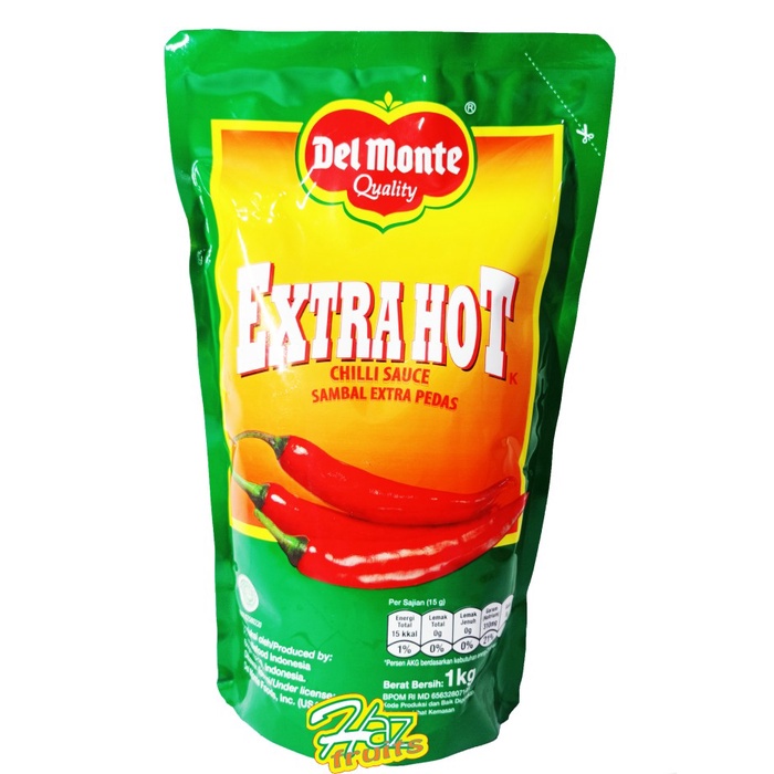 

TERMURAHHHH Saos sambel delmonte hot /extra hot / chilli sauce / kemasan 1kg - I SEMBAKO HALAL SEHAT