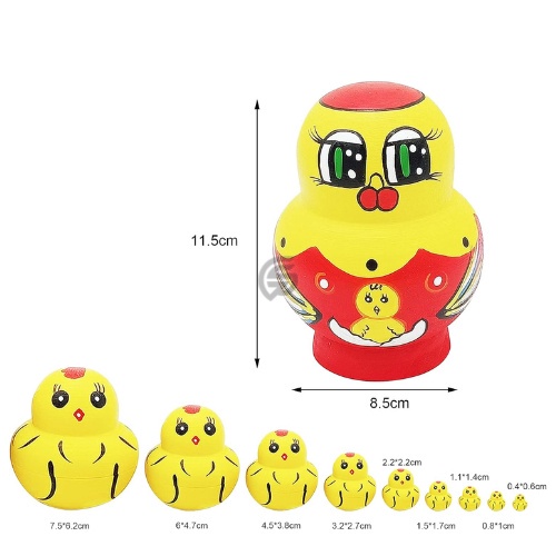 Mainan Bebek Bertumpuk 10 Lapis Set Boneka Bersarang Matrioska Mainan Ayam Bebek Beranak Viral Termu