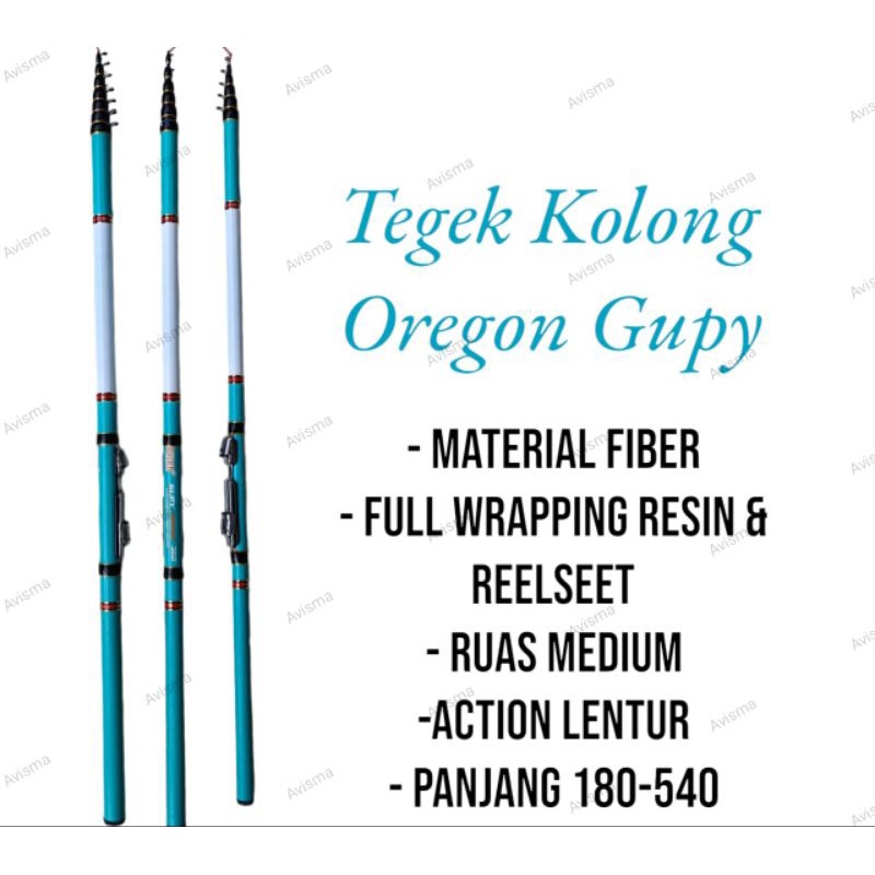 Joran Tegek Fiber Oregon Gupy Kolong MP