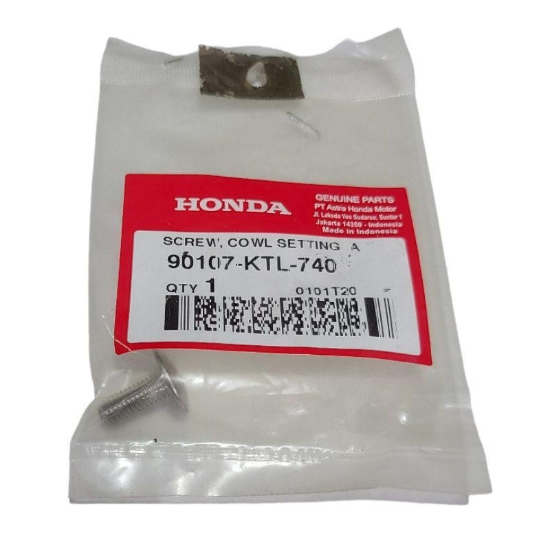 Baut cover batok lampu Honda tiger revo model peace