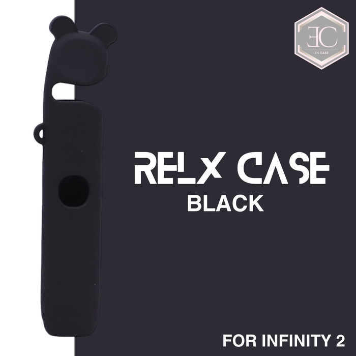 Case Relx Infinity 2 Model Kucing Polos - Black