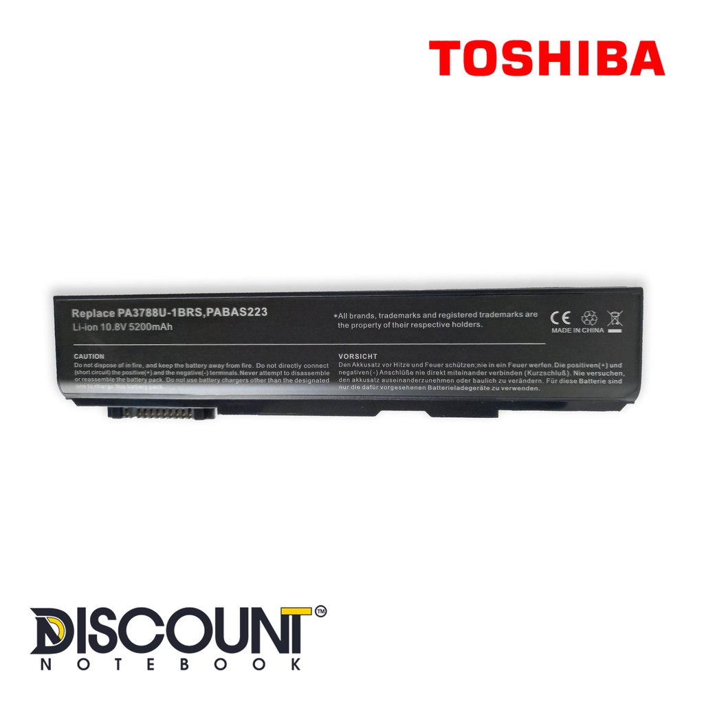 BATERAI LAPTOP TOSHIBA Dynabook B450, B550, B650. Qosmio V65. Satellite Pro S750. Tecra A11, M11, S1