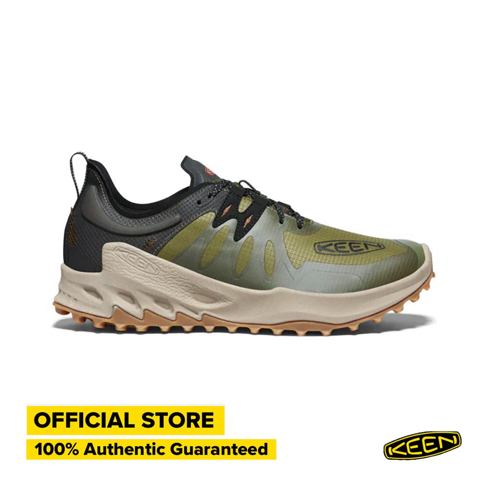 Sepatu Pria KEEN Zionic Speed Men - Dark Olive/Scarlet Ibis