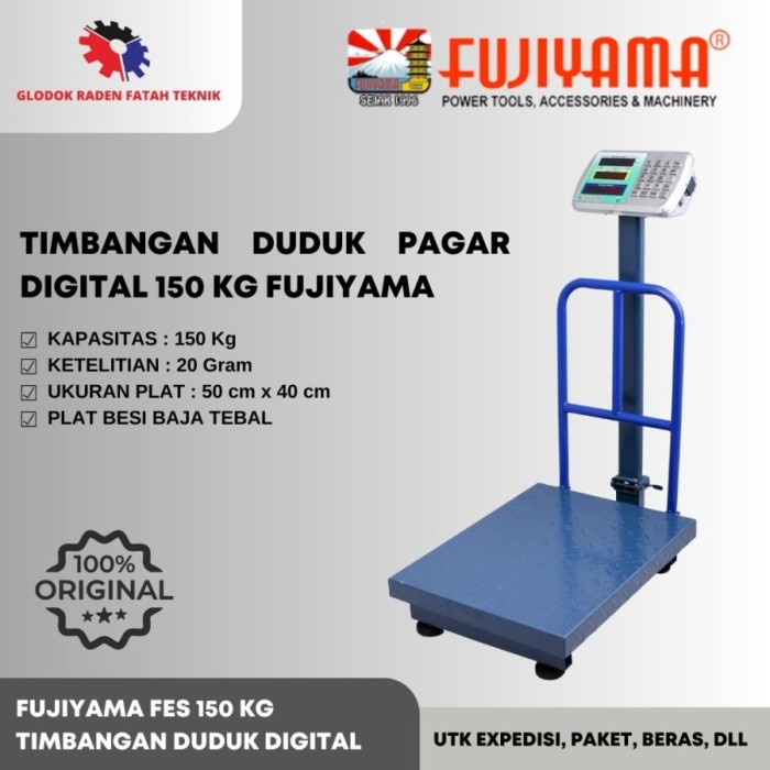 Timbangan Duduk Digital - 150 Kg FUJIYAMA