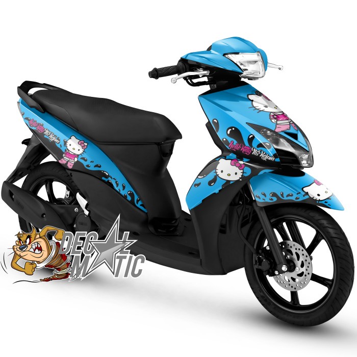 Variasi Stiker Decal Full Body Motor Yamaha Mio J Mio GT Hello Kitty 8