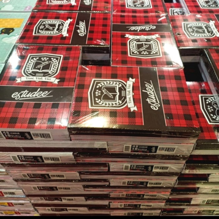 

BUKU TULIS VOS B5 BOXY 48LEMBAR - CAMPUS MERAH