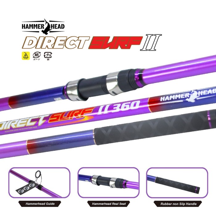 HAMMERHEAD Joran Surf DIRECT SURF II 360 390 420 450 | Joran sambung 3 - 360