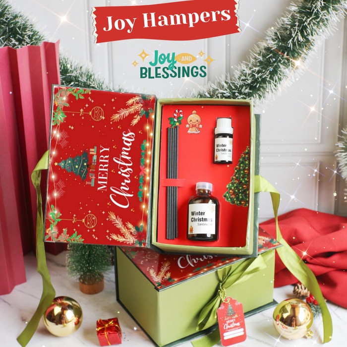 

Ready Christmas Gift Hampers Natal Aromatherapy Diffuser | Parcel Kado Natal - JOY