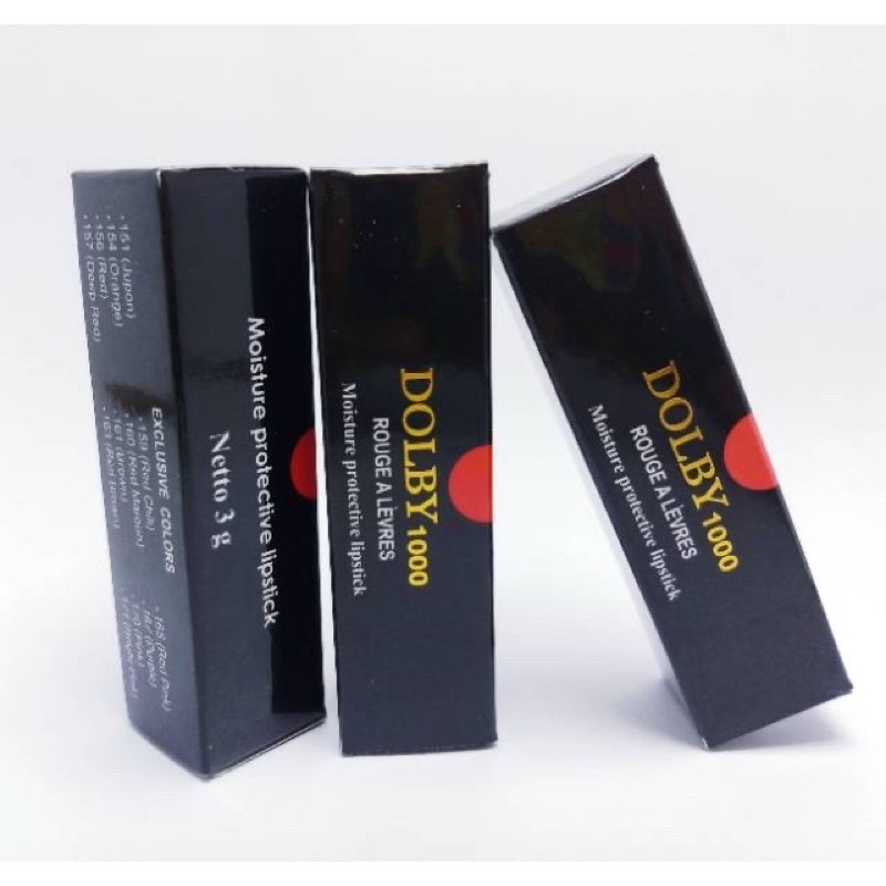 Lipstik Dolby 3000/ 1000 Mix Hasil Matte Waterproof Tahan Air