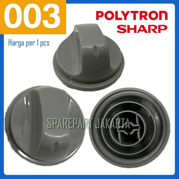 Knop mesin cuci puteran timer pencuci knop Sharp Polytron 003