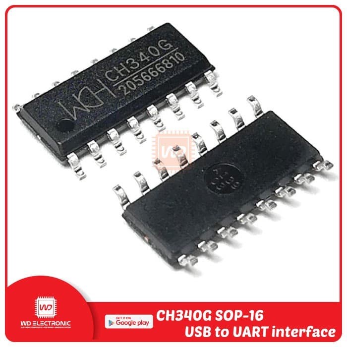 CH340G CH340 SOP-16 ORIGINAL IC CH340G USB SERIAL TTL UART CO27