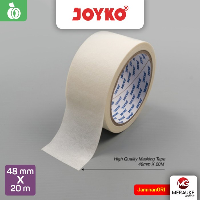 

JOYKO Masking Tape / Lakban Kertas 48mm x 20 m Cream