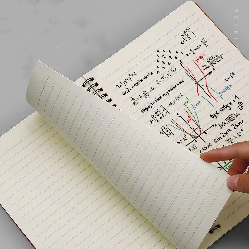 

[Whispers] Buku catatan daun lepas kertas kraft A5/buku catatan daun lepas B5-60 lembar