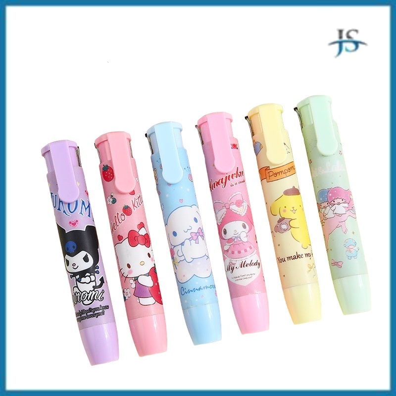 

JS PENGHAPUS PENSIL MEKANIK MOTIF KARAKTER KARTUN SANRIO DAN PEMANDANGAN AESTHETIC LUCU / MECHANIC ERASER FOR PENCIL SANRIO AND SCENERY EDITION LG