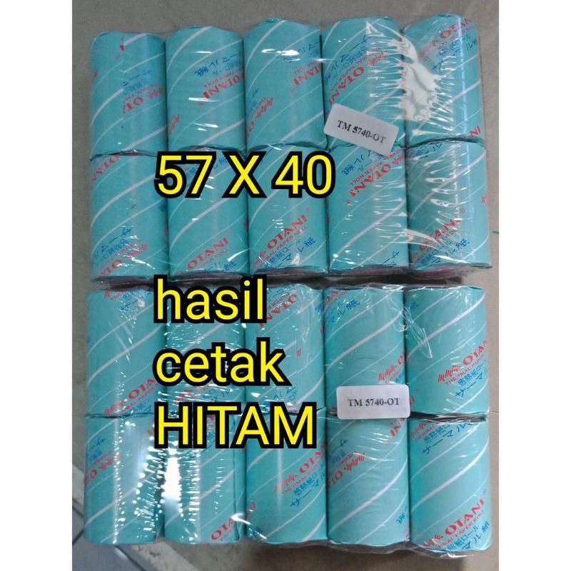 

(harga per 100 pcs) Kertas Thermal OTANI 57x40