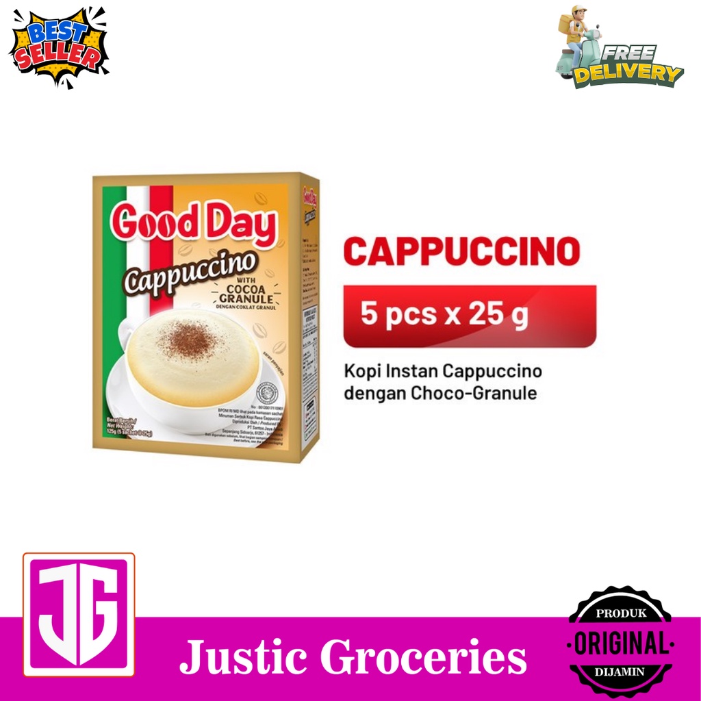 

GOOD DAY Cappuccino 1 Dus (5 x 25 gr)