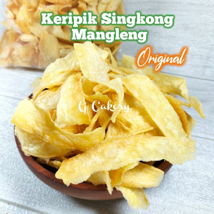 

[SUKSES] KERIPIK SINGKONG MANGGLENG GURIH ASIN 500 GRAM