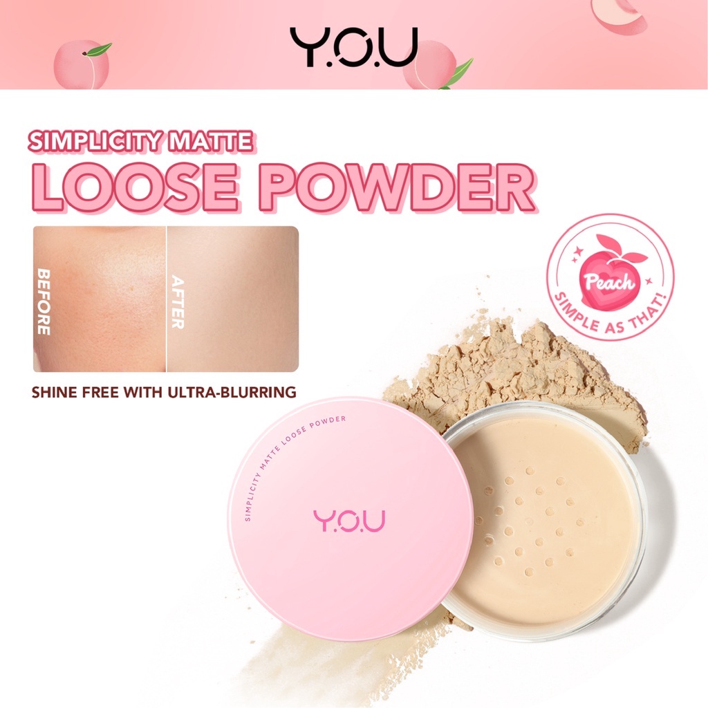 [NEW] YOU Simplicity Matte Loose Powder - Bedak Tabur Original BPOM by Y.O.U Makeup