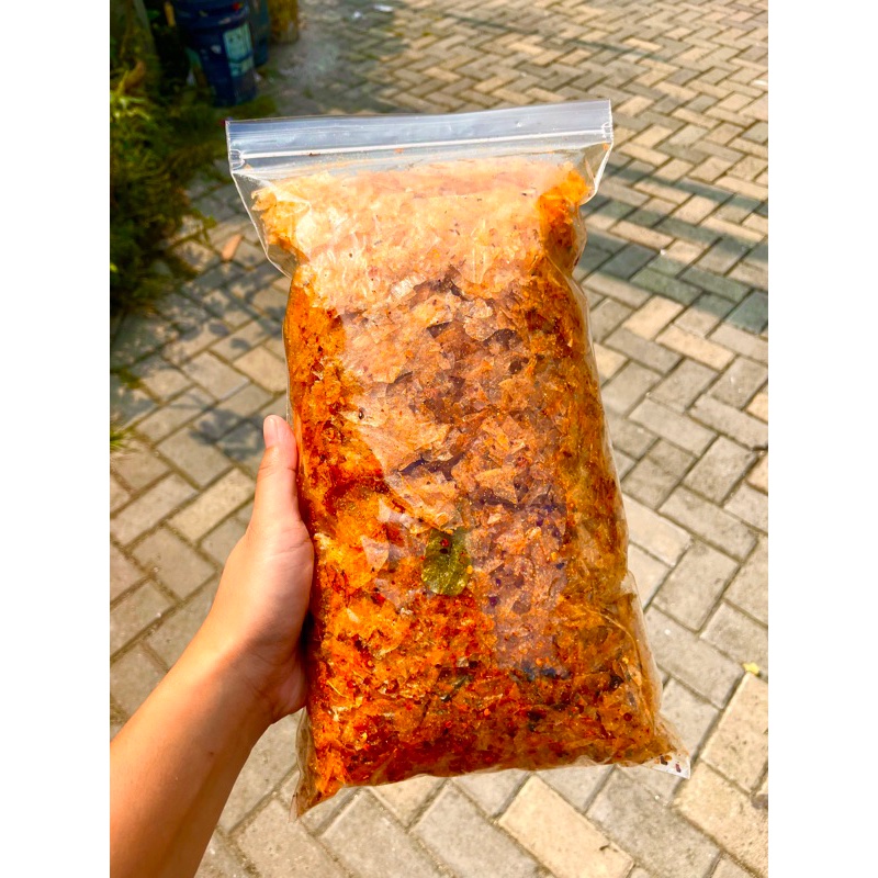 

KERIPIK KACA 500gr PEDAS DAUN JERUK / KRIPCA REMPAH