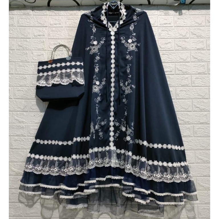 Mukena Lebaran JUMBO Terbaru 2024 Mukena Bordir MEWAH Cantik Bahan SUTRA superslik// MUKENA / MUKEAN